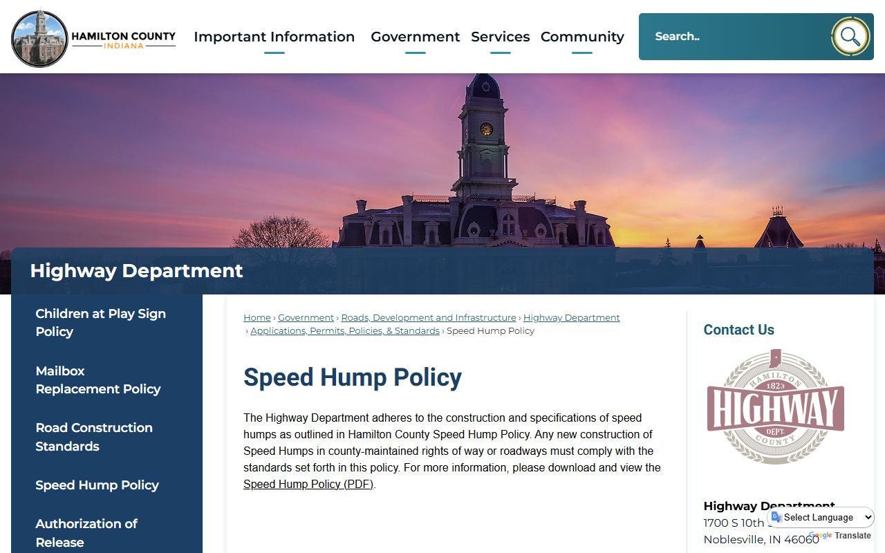 Hamilton County Clerk of Courts website for Fishers civil court records