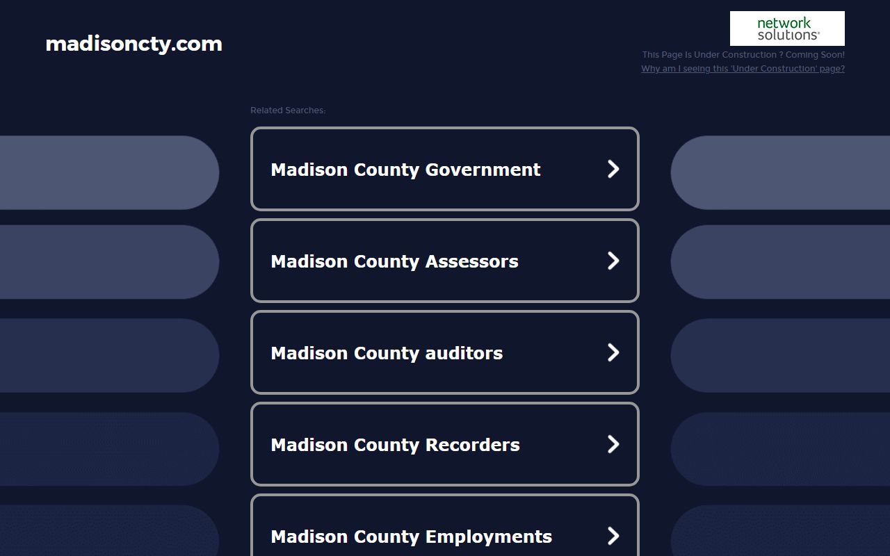 Madison County Clerk website for civil court records